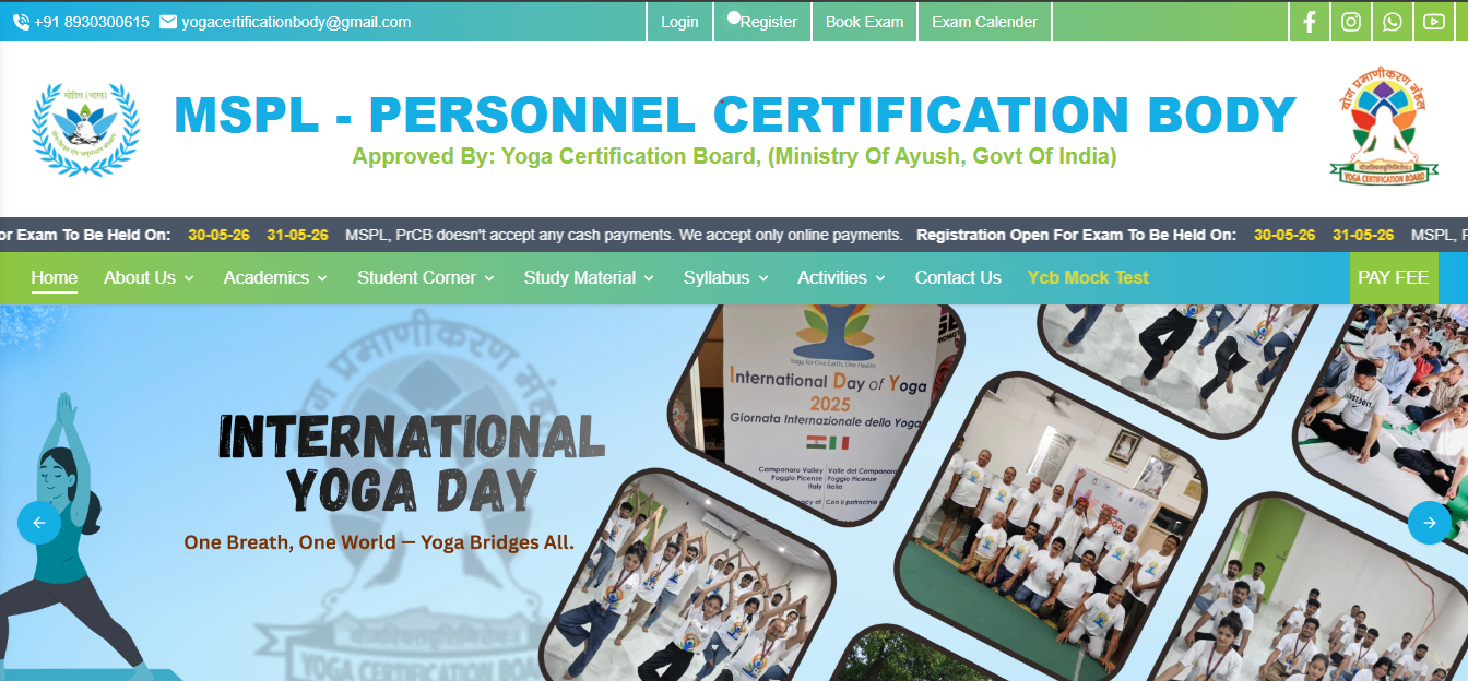 Mspl Yoga Certification